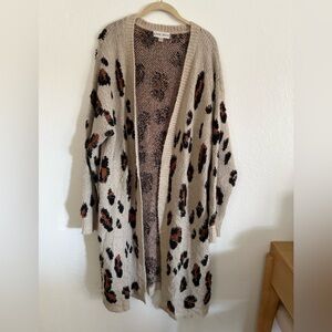 Pre-loved leopard cardigan